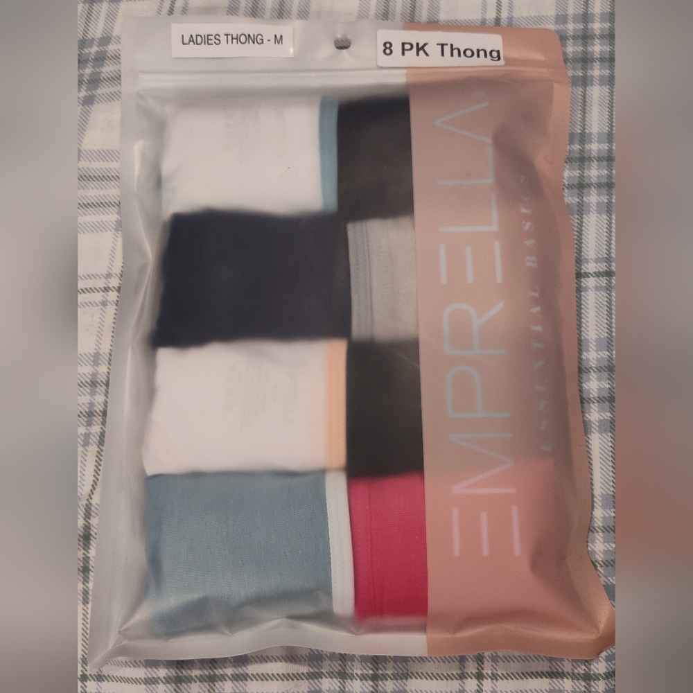 NWT! Emprella Essential Basics Thong Panties